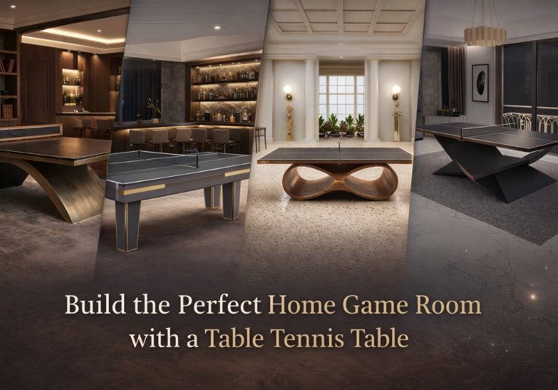 The Ultimate Guide to Build the Perfect Home Game Room with a Table Tennis Table