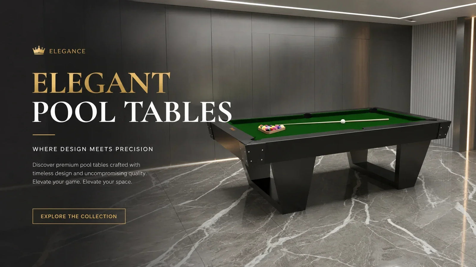 Elegant Pool Table Setups for High-End Entertainment Spaces