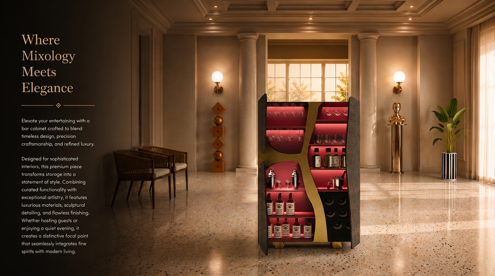 Contemporary Bar Cabinets That Transform Your Living Space