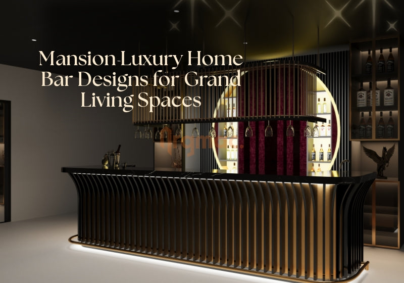 Mansion Luxury Home Bar Designs for Grand Living Spaces