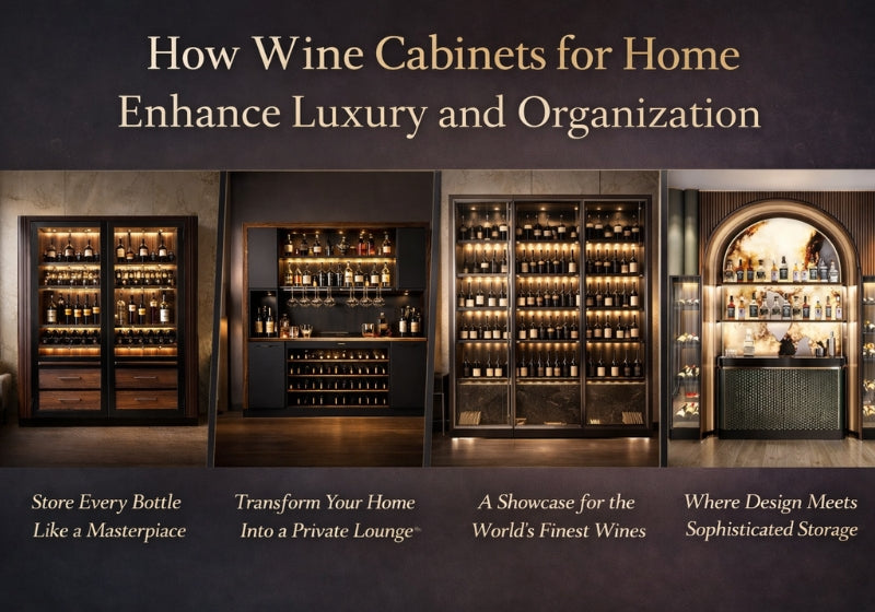 How Wine Cabinets for Home Enhance Luxury and Organization