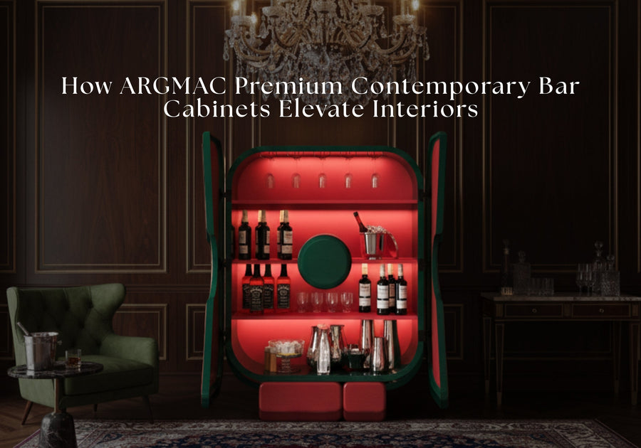 How ARGMAC Premium Contemporary Bar Cabinets Elevate Interiors