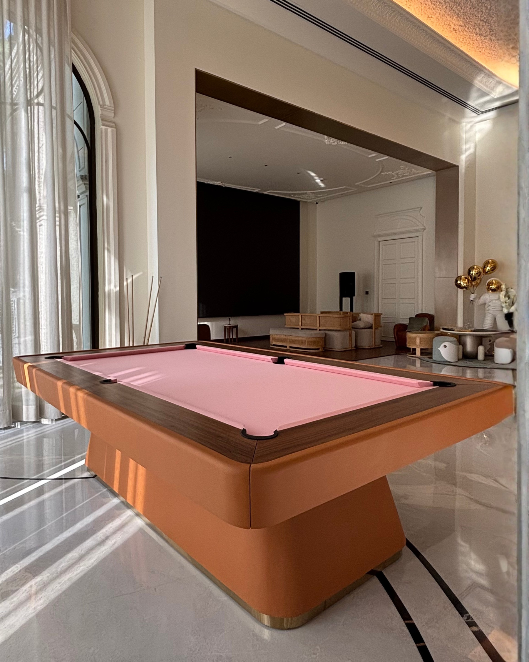 Elara Pool Table in a room setting