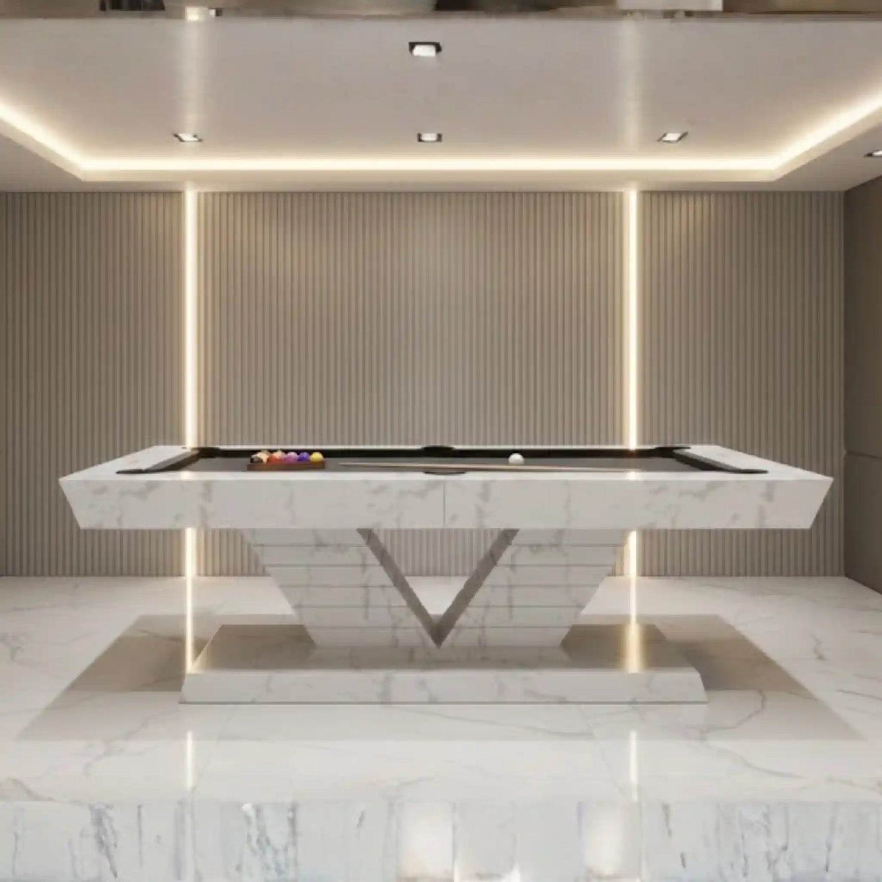 Stoner Pool Table in a room setting