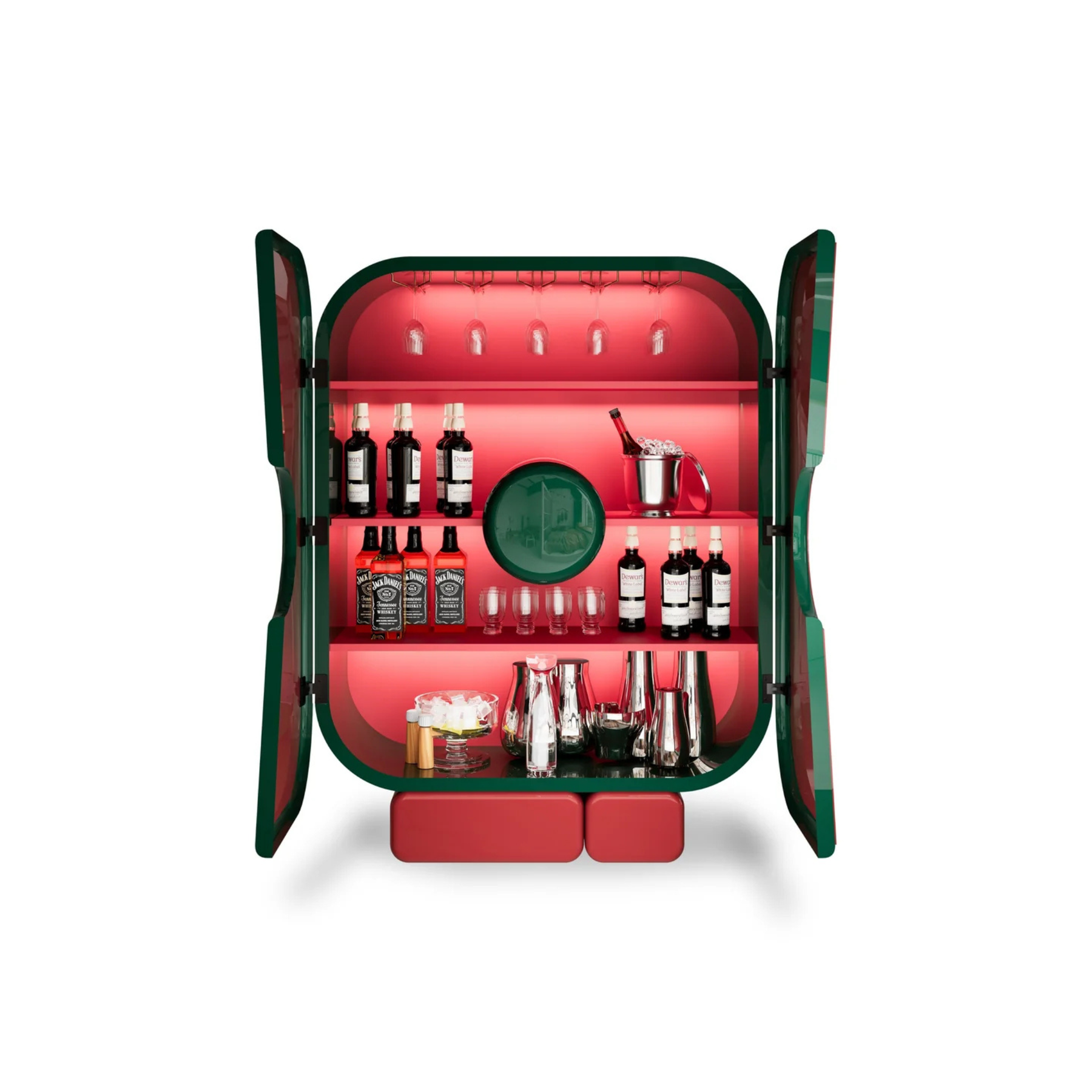 Cantico Bar Cabinet in a room setting