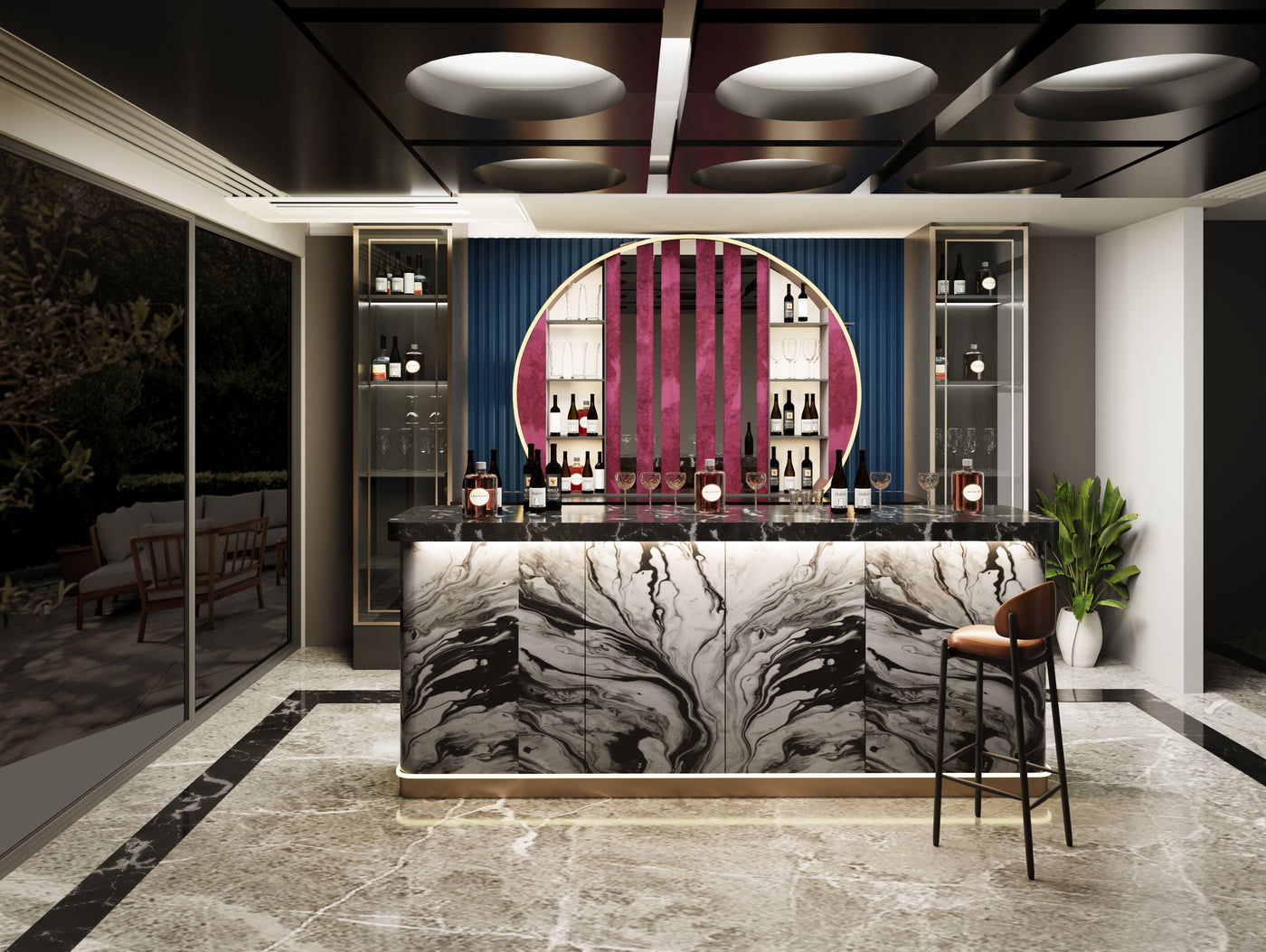 Martell Luxury Home Bar