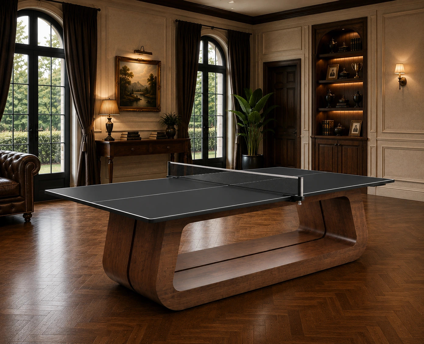 Takamaka Tennis Table in a room setting