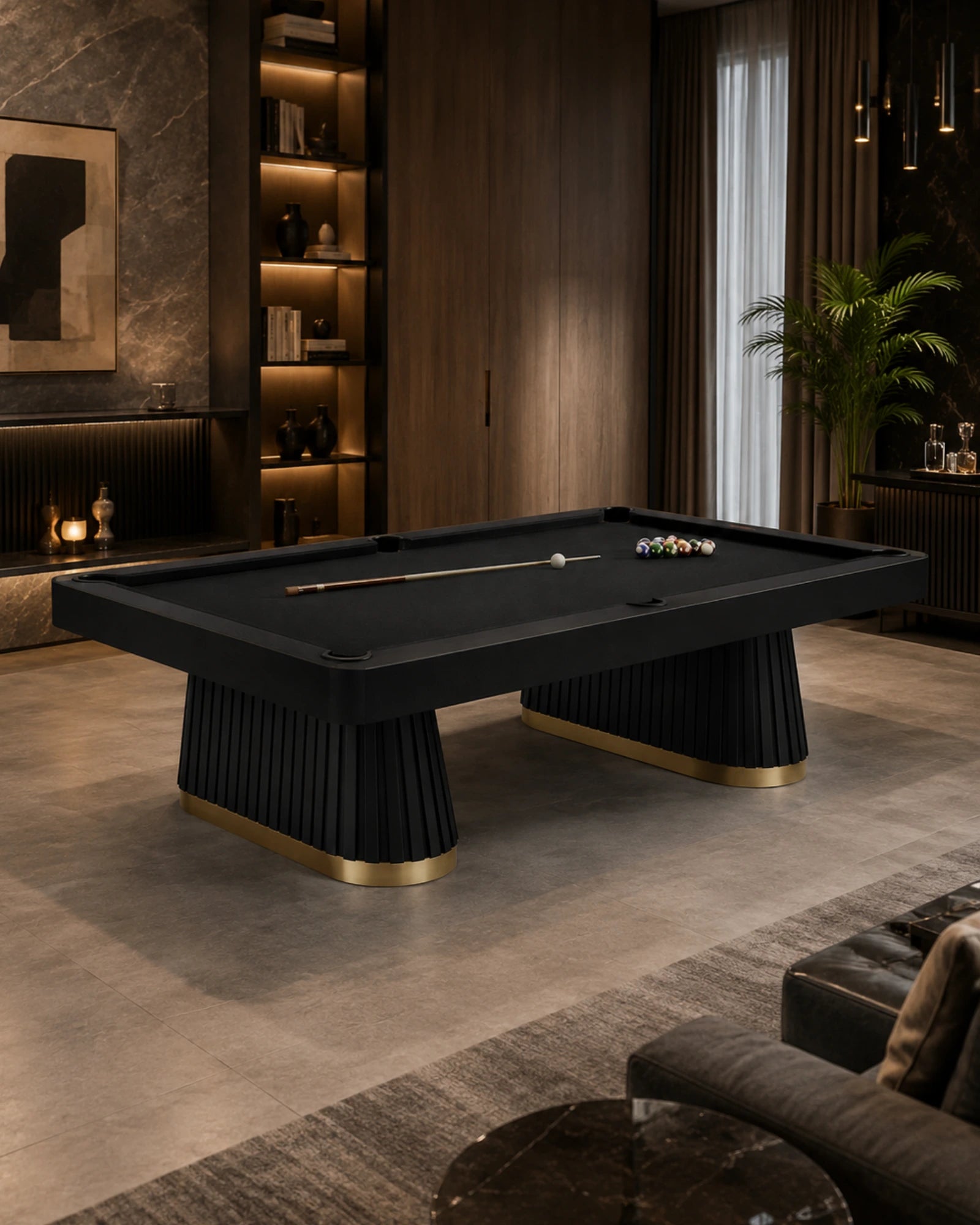 Avena Pool Table in a room setting