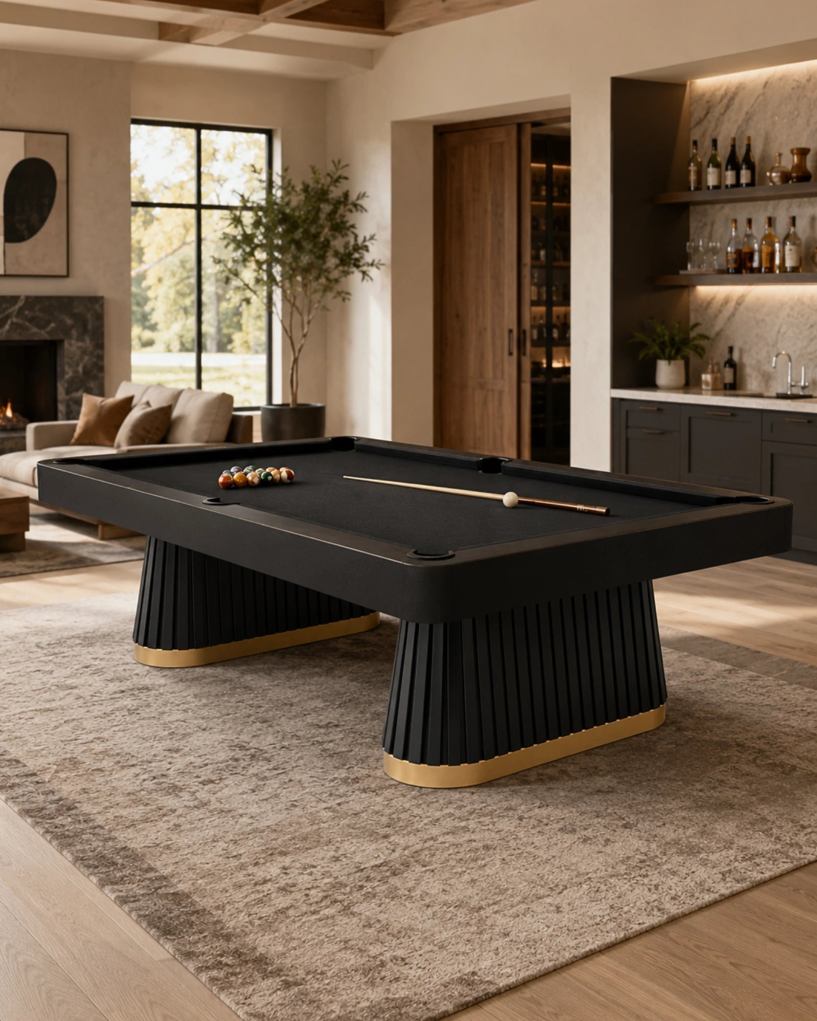 Avena Pool Table in a room setting