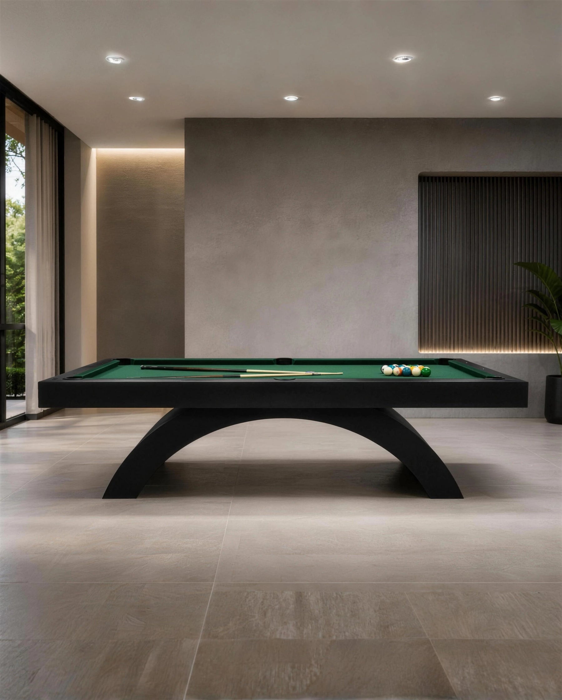 Candore Pool Table in a room setting