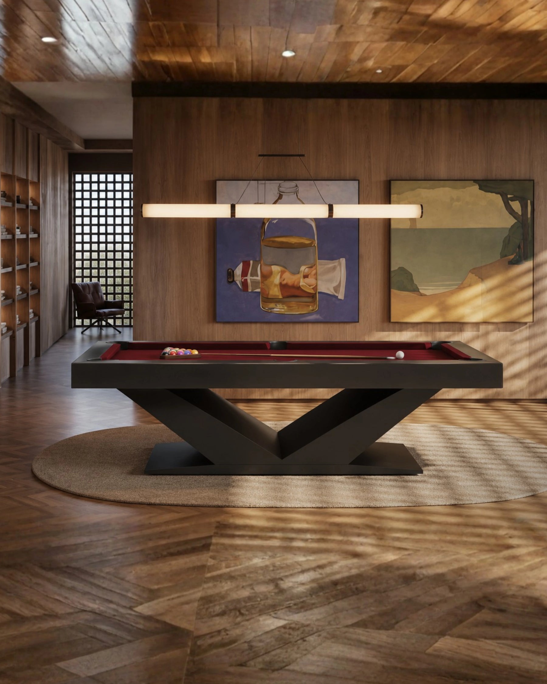 Caribbean Pool Table in a room setting