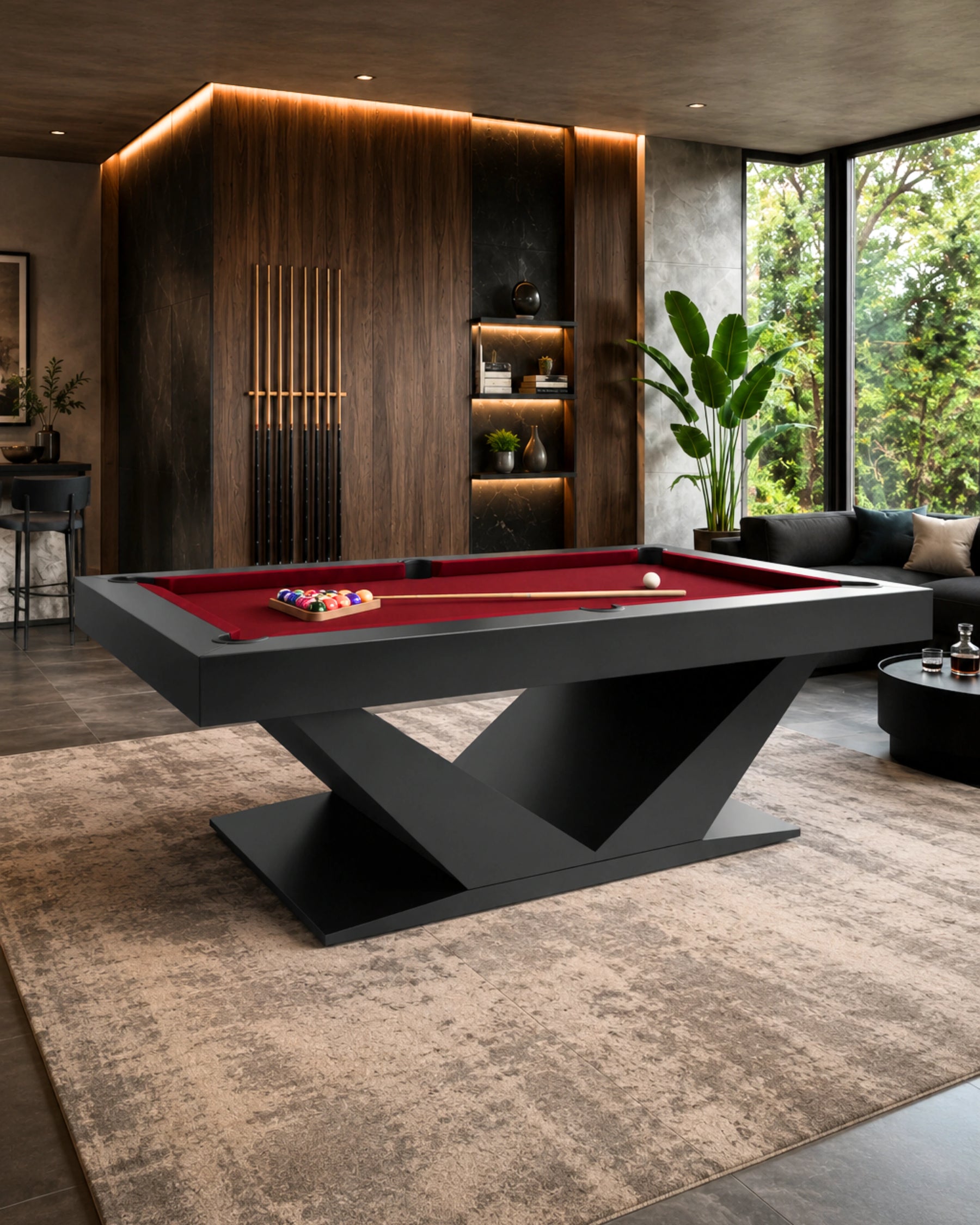 Caribbean Pool Table in a room setting