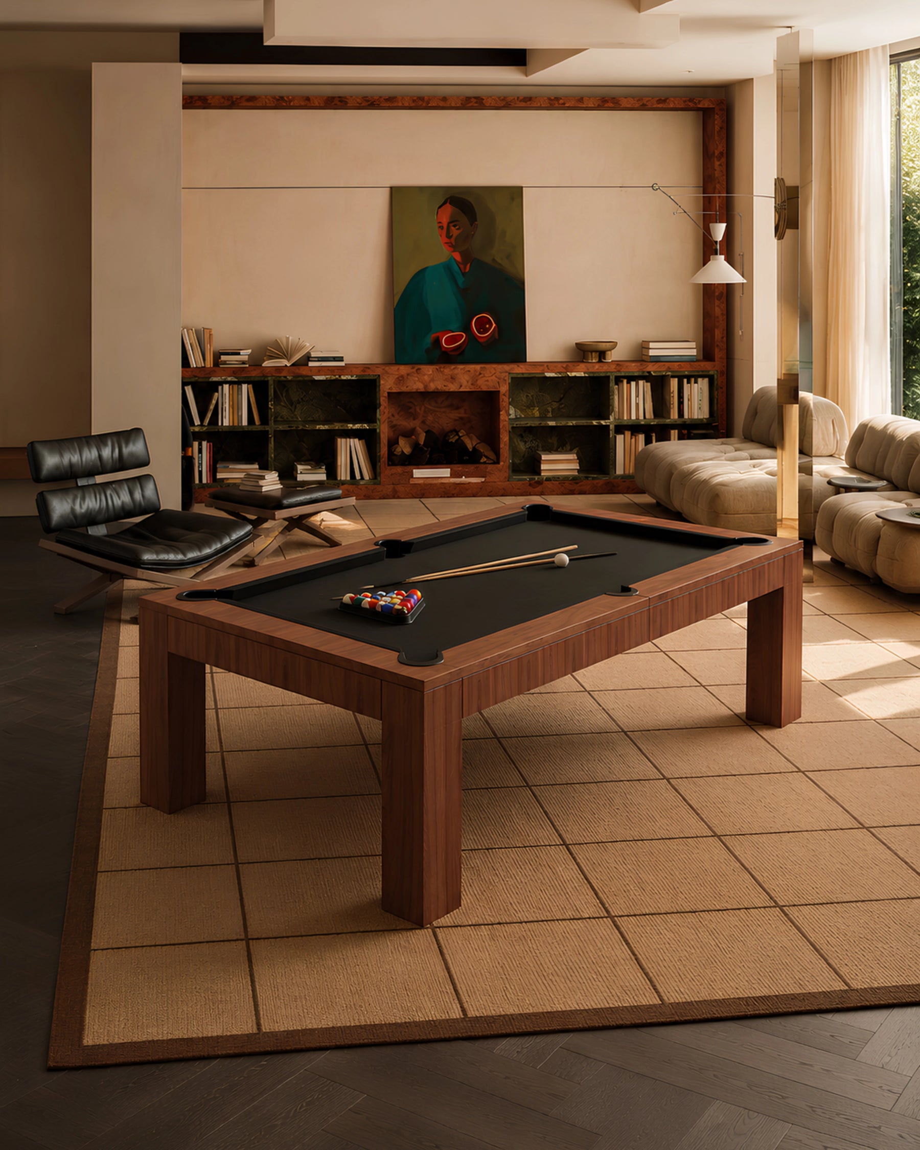Classico Pool Table in a room setting