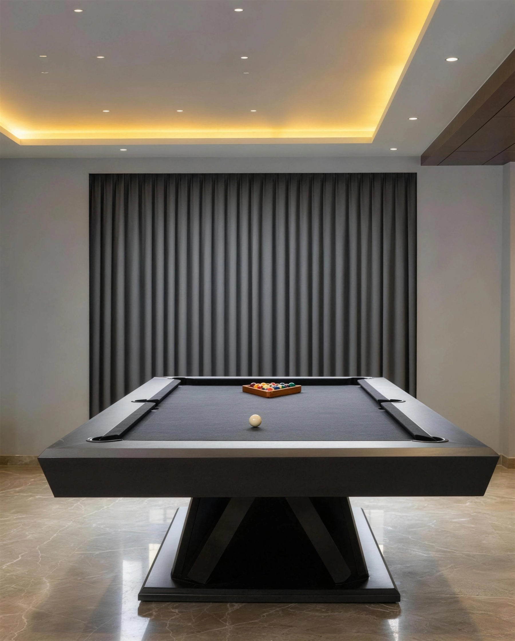 Kingston Pool Table in a room setting
