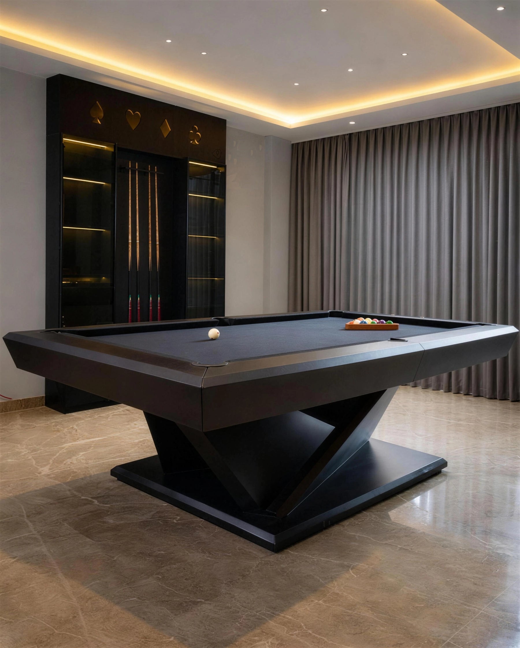 Kingston Pool Table in a room setting