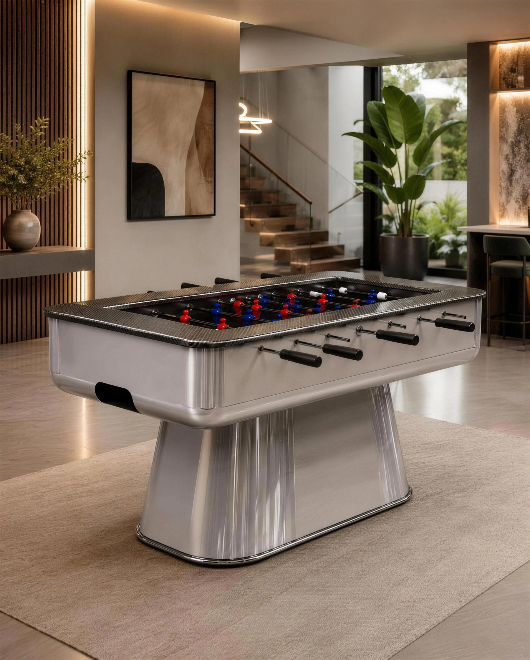 M Foosball Table in a room setting