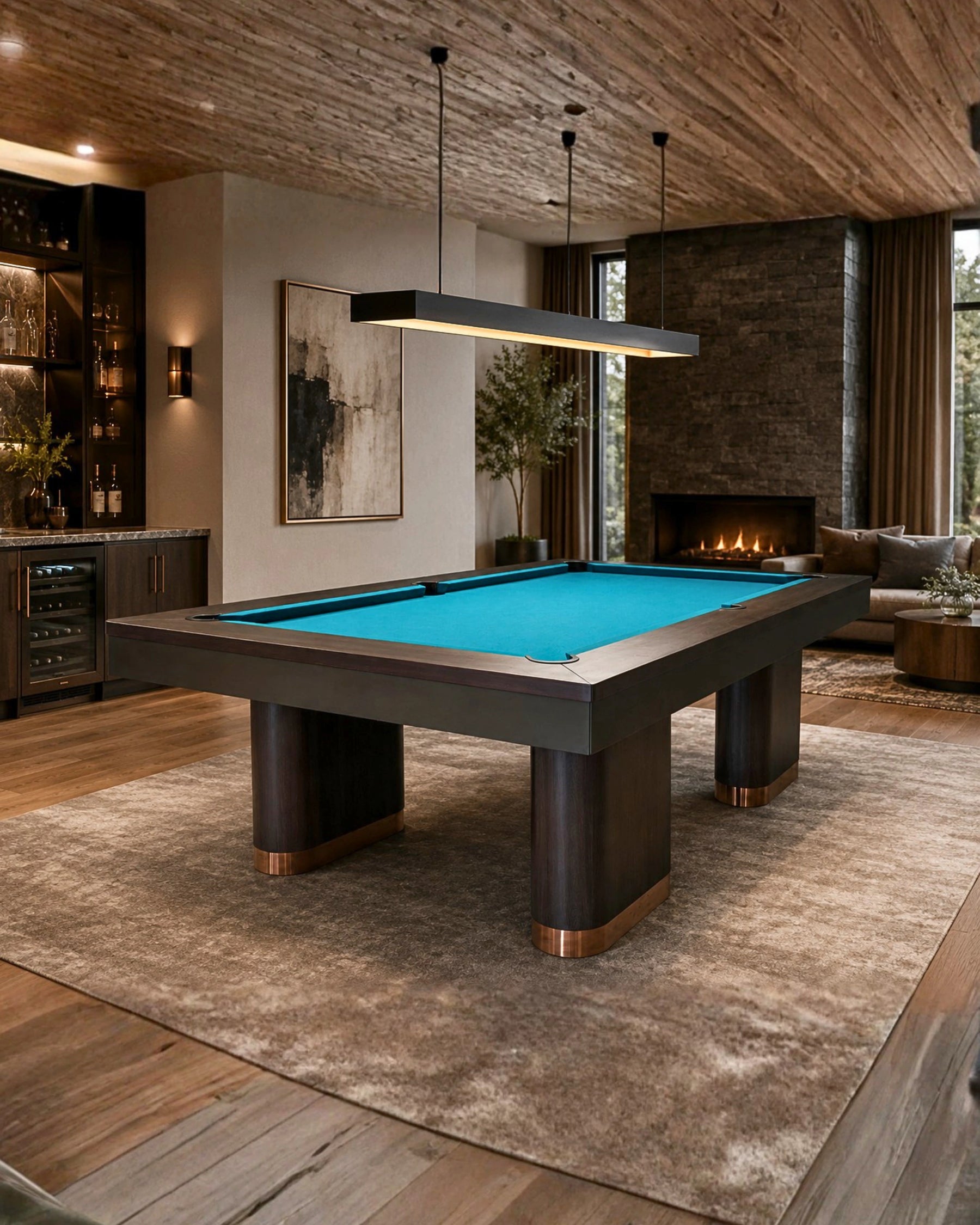 Monarch Pool table in a room setting