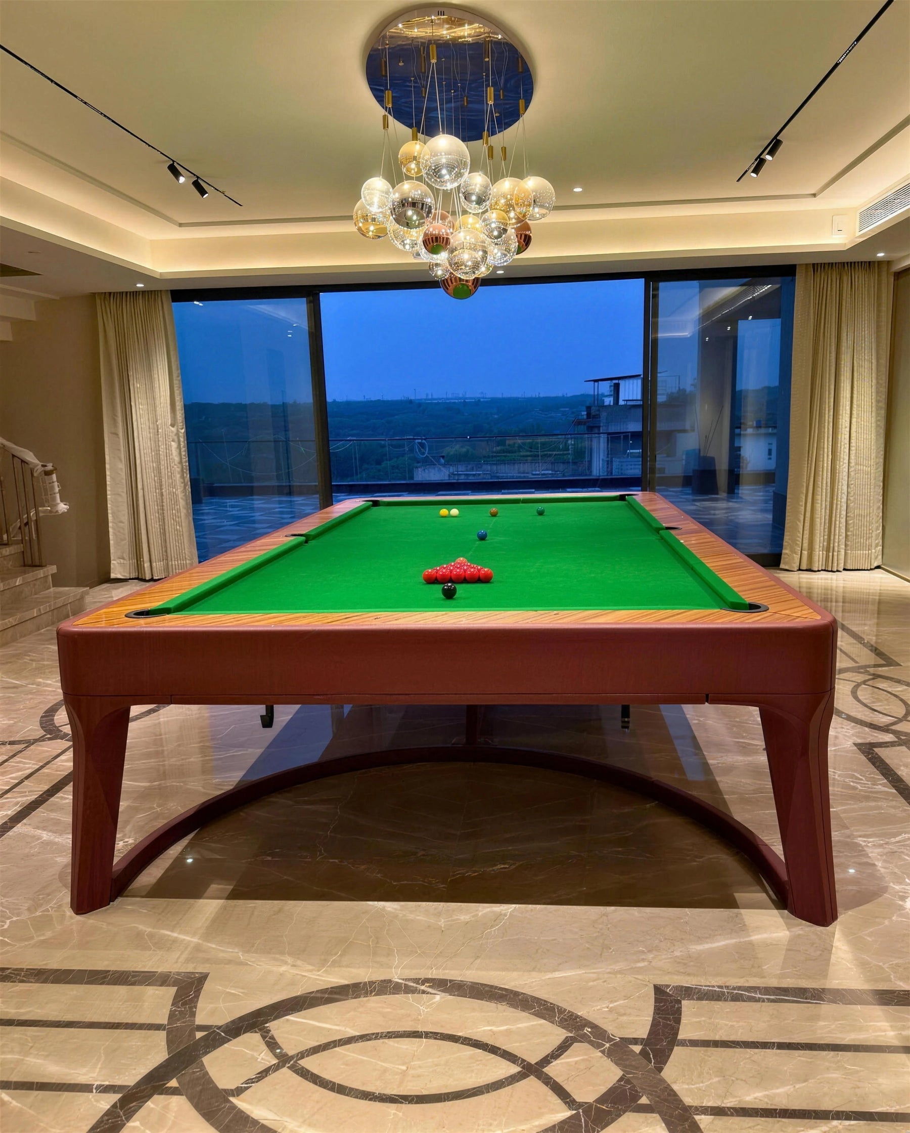 Negrosno Snooker Table in a room setting