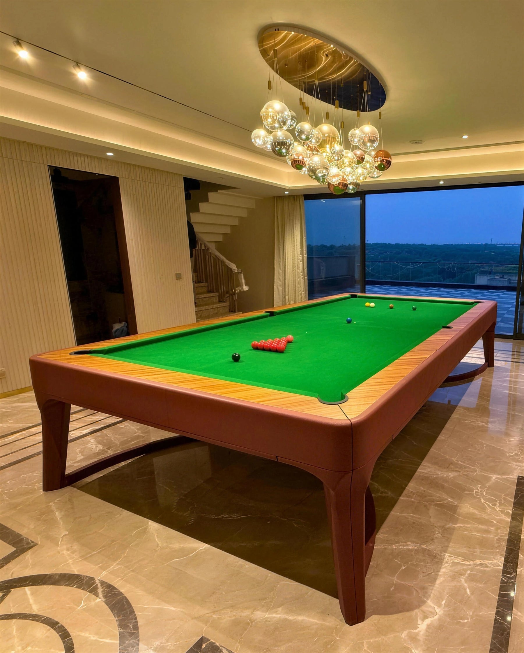 Negrosno Snooker Table in a room setting