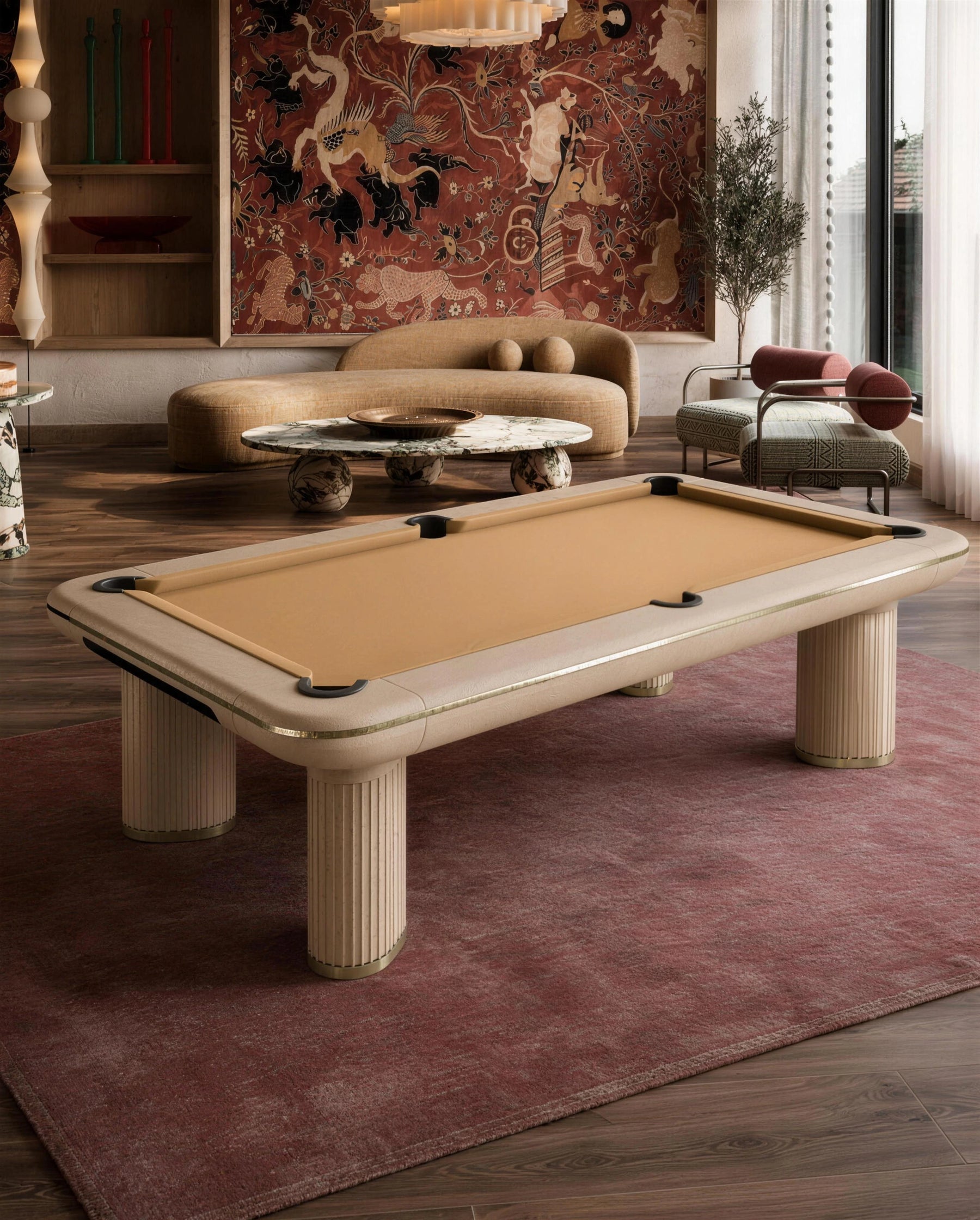 Novaire Pool Table in a room setting
