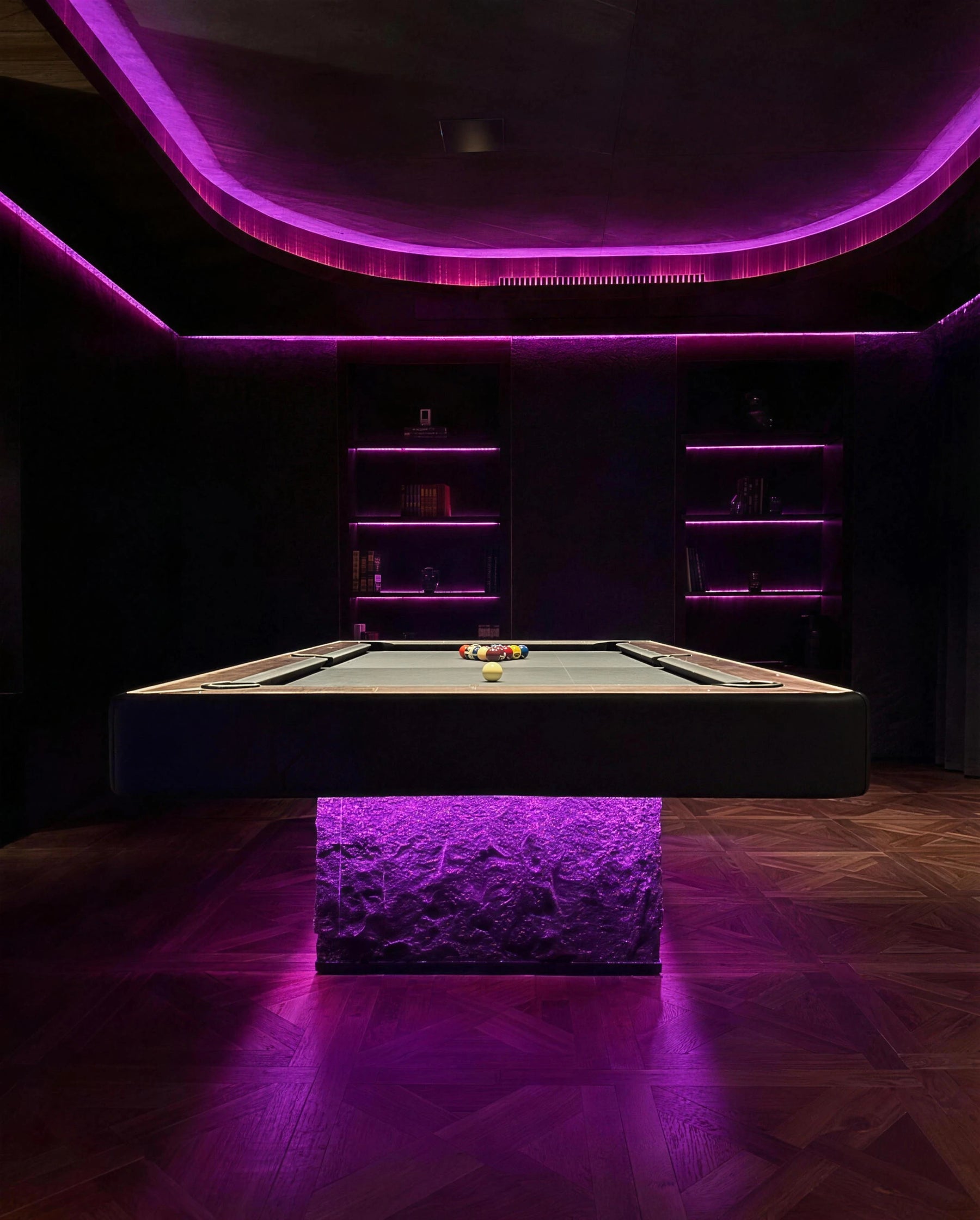 Velar Pool Table in a room setting